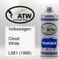 Preview: Volkswagen, Cloud White, L581 (1968): 400ml Sprühdose, von ATW Autoteile West.